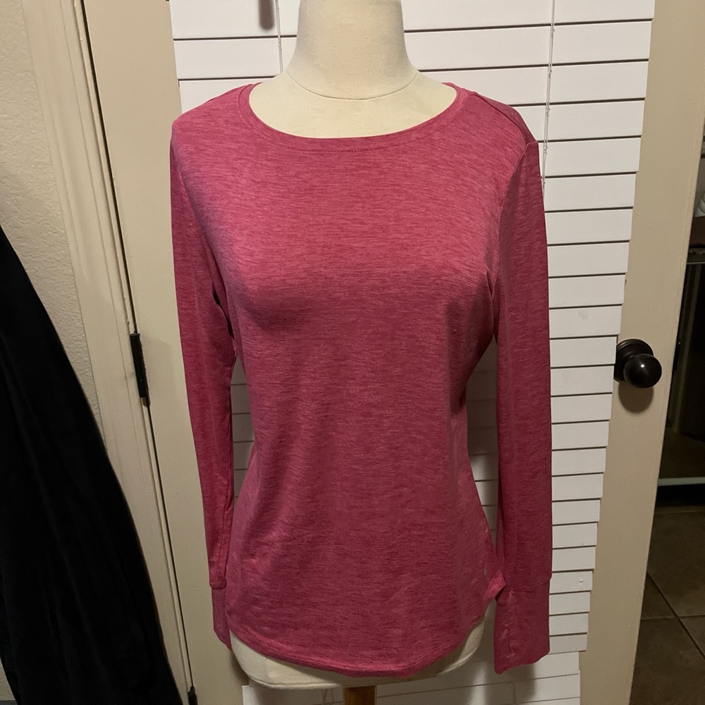 Women's Pink Long Sleeve Top